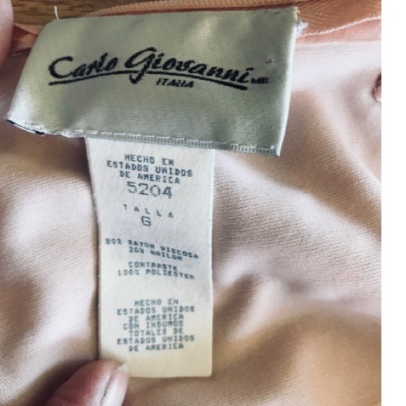 Carlo Giovanni Pink Lace Overlay Dress - Picture 7 of 12